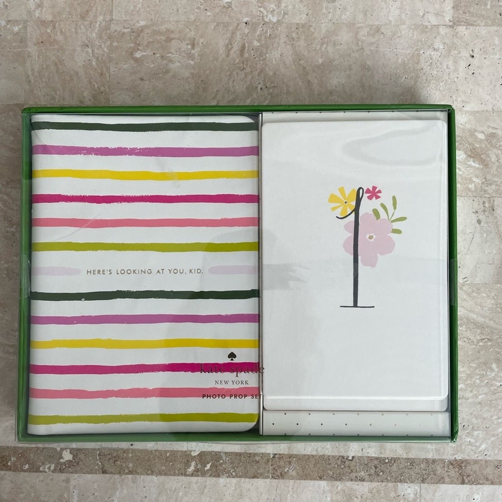 Kate Spade Baby girl photo prop set